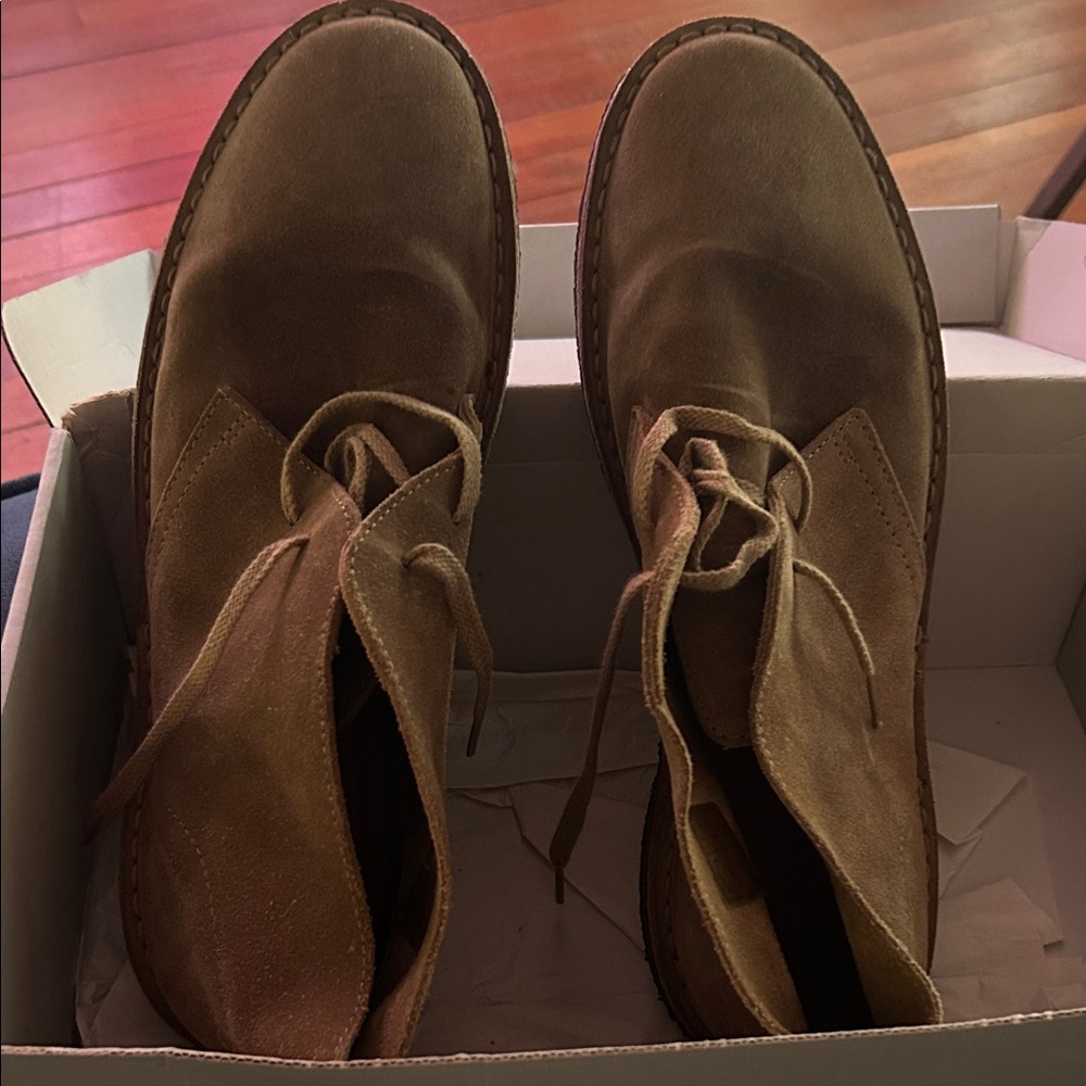J. Crew Brown Suede Chukka Boots